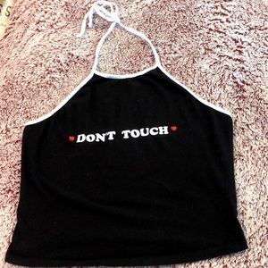 Don’t touch shirt